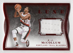 C.J. McCollum 2015-16 Panini Luxe LUXE MEMORABILIA Relic Card