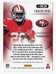 CARLOS HYDE 2014 Panini Certified Football New Generation Rookie AUTOGRAPH (San Francisco 49ers) Blue Parallel Signed NFL Collectible Insert Trading Card #03/25