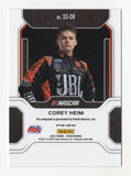Corey Heim 2022 Panini Prizm Racing REACTIVE BLUE ROOKIE AUTOGRAPH (Spotlight Signatures) Signed NASCAR Collectible Insert Trading Card #12/99
