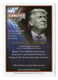 Donald Trump 2016 Politics Rare Short Print Rookie Card - Iconic card for collectors, symbolizing a pivotal election era.