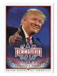 DONALD TRUMP Decision 2016 Politics Official Rookie Card - Rare collectible symbolizing a historic political moment for the Republican Party.
