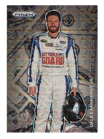 Dale Earnhardt Jr. 2022 Panini Prizm Racing STACKS PRIZM Card - #S18, an iconic tribute to a NASCAR legend.