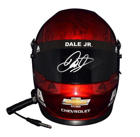 AUTOGRAPHED 2017 Dale Earnhardt Jr. #88 Axalta HOMESTEAD FINAL RIDE (Monster Cup Series) Last Race Skull Design Rare Signed NASCAR Replica Full-Size Helmet with COA (1 of only 3,088 produced!)