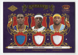 2010 Panini Crown Royale ROOKIE ROYALTY Card - Darren Collison, Ty Lawson, Jonny Flynn