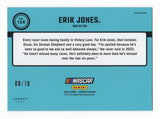 2024 Erik Jones Donruss Optic Racing Gold Prizm 1991 Retro Insert card #06/10. With just 10 copies available, this limited-edition NASCAR collectible features an eye-catching gold prizm design. A must-have for collectors, it’s backed by a lifetime authenticity guarantee and makes an ideal gift for any racing fan.