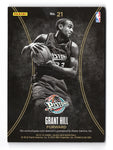 GRANT HILL 2015-16 Panini Black Gold Basketball VINTAGE MEMORABILIA (2-Color Jersey Patch) NBA Insert Collectible Basketball Trading Card #24/25