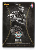 GRANT HILL 2015-16 Panini Black Gold Basketball VINTAGE MEMORABILIA (2-Color Jersey Patch) NBA Insert Collectible Basketball Trading Card #24/25
