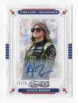 Hailie Deegan 2022 Panini Chronicles Racing TIMELESS TREASURES AUTOGRAPH Signed NASCAR Collectible Insert Trading Card #13/25 (Only 25 Made!)