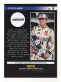 Jesse Love 2022 Panini Chronicles Racing Pinnacle Autograph NASCAR card featuring a vibrant design and Love's authentic signature. This rare signed card is perfect for collectors and racing enthusiasts alike. It’s backed by a lifetime authenticity guarantee and makes a great gift.