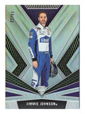 Jimmie Johnson 2023 Panini Chronicles Titanium Racing HOLO SILVER NASCAR Insert Card #04/10, certified by Panini America Inc., includes a lifetime authenticity guarantee. A perfect addition to any sports card collection and an excellent gift for Jimmie Johnson fans.