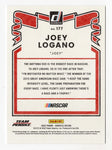 Joey Logano TOP 5 RARE INSERT Trading Card - Limited edition NASCAR collectible showcasing Logano's achievements on the track.