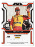 Joey Logano 2022 Panini Prizm Racing RED BLUE HYPER PRIZM AUTOGRAPH Signed NASCAR Collectible Insert Trading Card #37/99