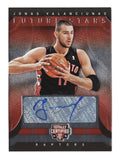 Jonas Valanciunas 2014-15 Panini Totally Certified Basketball FUTURE STARS AUTOGRAPH Card