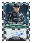 Justin Haley 2022 Panini Prizm Racing CHECKERED FLAG PRIZM AUTOGRAPH Signed NASCAR Collectible Insert Trading Card #23/50