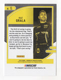 Kaz Grala 2022 Panini Chronicles Absolute Racing AUTOGRAPH Signed NASCAR Collectible Insert Trading Card