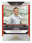 Kody Vanderwal 2021 Panini Prizm Racing RAINBOW PRIZM ROOKIE AUTOGRAPH Rare Signed NASCAR Collectible Insert Trading Card #17/24 (Only 24 Made!)
