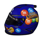 AUTOGRAPHED 2019 Kyle Busch #18 M&M's Caramel (Joe Gibbs Racing) Signed Official Replica NASCAR Collectible Mini Helmet with COA