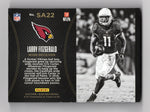 Rare Gold NFL Shield Parallel Insert - Larry Fitzgerald Football Card