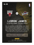 Limited Edition LeBron James Second Round Game 5 Insert Trading Card.