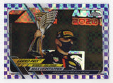 MAX VERSTAPPEN 2021 Topps Chrome F1 Card - PURPLE CHECKER FLAG REFRACTOR Rare Insert