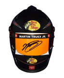 Own a piece of history with this autographed 2020 Martin Truex Jr. #19 Bass Pro Shops Mini Helmet, capturing Daytona Speedway's off-axis paint. COA included, making it the perfect gift for fans.
