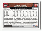 Authentic Player-Worn Memorabilia Insert Parallel Trading Card - Matt Ryan 2008 Topps Football