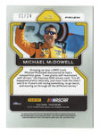 McDowell 2022 RAINBOW PRIZM Trading Card - Limited edition parallel insert capturing racing triumph.