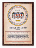 Nicole Barnhart Heroes & Legends Trading Card - Iconic card capturing the prowess of a soccer champion.