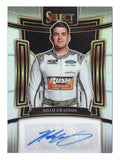 Signed Noah Gragson 2024 Panini Select Racing Silver Prizm Autograph NASCAR trading card. This limited edition card showcases the rising star’s signature and vibrant Silver Prizm finish. A great addition to any NASCAR collection, backed by a lifetime authenticity guarantee and perfect for gifting.