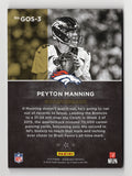 Manning Football Card - 2015 Panini Black Gold Gold Stars Insert
