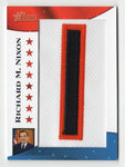 RICHARD NIXON Topps American Heritage 2009 PRESIDENTIAL PATCHES Card - Rare parallel linking to presidential legacy.