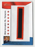 RICHARD NIXON Topps American Heritage 2009 PRESIDENTIAL PATCHES Card - Rare parallel linking to presidential legacy.