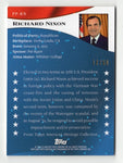 Richard Nixon PRESIDENTIAL PATCHES Trading Card - Historic card capturing a fragment of American history.