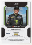 Riley Herbst 2022 Panini Prizm Racing REACTIVE BLUE PRIZM AUTOGRAPH (Spotlight Signatures) Signed NASCAR Collectible Insert Trading Card #64/99 (Only 99 Made!)