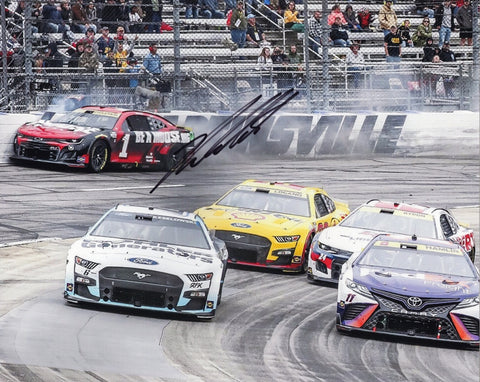 Authentic Ross Chastain #1 Moose Fraternity NASCAR Memorabilia  Description: Authentic NASCAR memorabilia featuring Ross Chastain's victory at Martinsville Speedway, signed and COA provided.