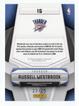 AUTOGRAPHED Russell Westbrook 2009-10 Panini Certified Basketball CERTIFIED POTENTIAL (Oklahoma City Thunder) OKC Rare Signature Insert NBA Collectible Trading Card #23/25