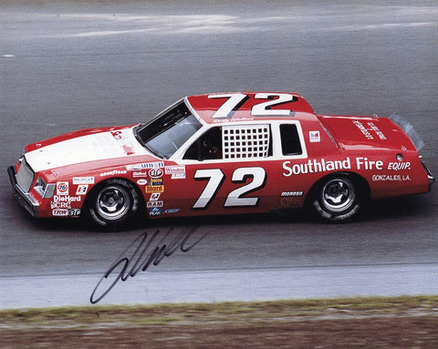 An iconic piece of racing history: Autographed Rusty Wallace #72 Southland Fire Equipment Racing Buick Regal 8x10 Photo with COA, perfect for collectors and NASCAR enthusiasts.