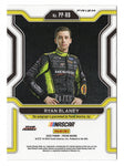 Ryan Blaney 2022 Panini Prizm Racing PATENTED PENMANSHIP AUTOGRAPH (Checekered Flag Auto) Signed NASCAR Collectible Insert Trading Card #10/15 (Only 15 Made!)
