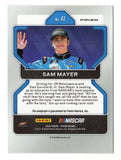 Sam Mayer 2022 Panini Prizm Racing SILVER PRIZM AUTOGRAPH (JR Motorsports) Signed NASCAR Collectible Insert Trading Card