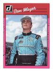 Sam Mayer 2023 Donruss Racing Card - Retro PINK PARALLEL Rare Insert