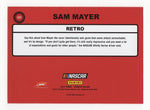 NASCAR Collectible Card - Sam Mayer Limited Edition PINK PARALLEL Retro Insert