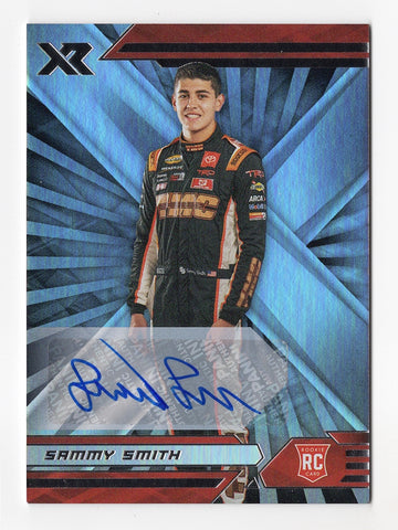 Sammy Smith 2022 Panini Chronicles XR Racing OFFICIAL ROOKIE AUTOGRAPH Signed NASCAR Collectible Insert Trading Card
