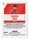 NASCAR Collectible Card - Sheldon Creed Limited Edition GOLD PRIZM Parallel Card