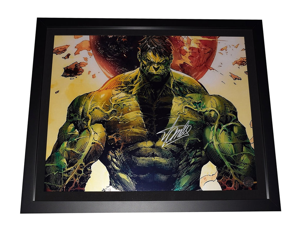 HWC Trading Stan Lee Marvel Creator 16 x 12 inch (A3) Printed Gifts Signed  Autograph Picture for Followers & Fans - 16 x 12 Framed