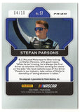 Stefan Parsons 2022 Panini Prizm Racing GOLD PRIZM ROOKIE AUTOGRAPH Rare Signed NASCAR Collectible Insert Trading Card #04/10 (Only 10 Made!)