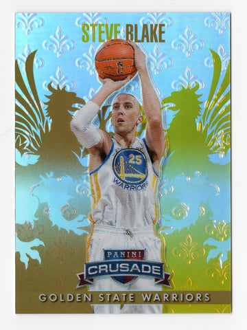 Steve Blake 2013-14 Panini Crusade Basketball Gold Prizm Rare Collectible Card #02/10