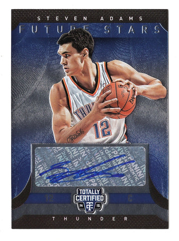Steven Adams 2014-15 Panini Totally Certified Basketball Future Stars Autograph Card #09/99