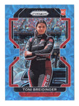 Toni Breidinger 2022 Panini Prizm Racing Card - CAROLINA BLUE SCOPE PRIZM Rare Insert