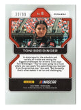 NASCAR Collectible Card - Toni Breidinger Official Rookie CAROLINA BLUE SCOPE PRIZM Card