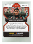 NASCAR Collectible Card - Toni Breidinger Official Rookie PURPLE VELOCITY PRIZM Card